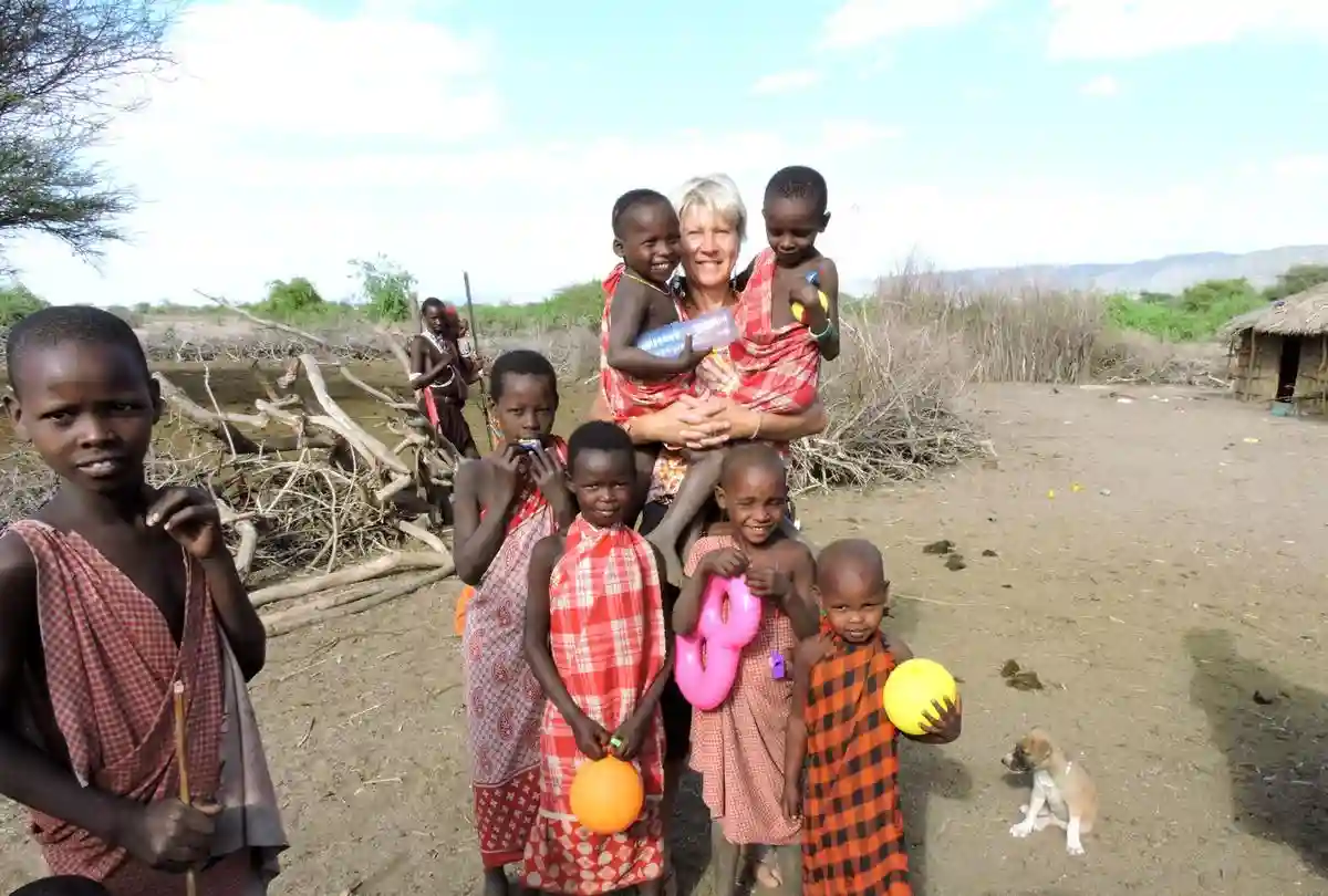 Maasai Village by Lake Natron
