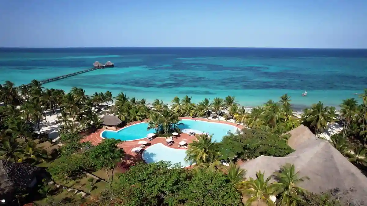 Dongwe Resort Grand - Tanzanian Coastal Rentals showcasing the elegance of beachfront accommodations amidst breathtaking landscapes.