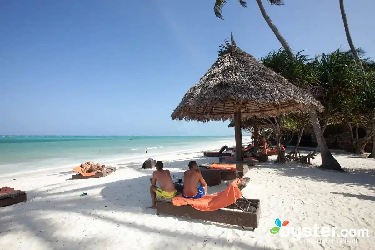 A breathtaking view of the coastline at Gran Melia Zanzibar, showcasing the allure of Tanzanian coastal getaways.