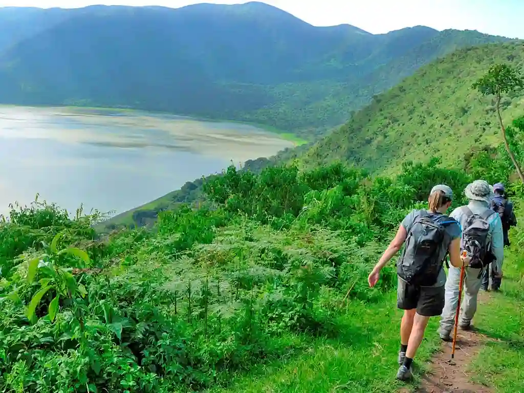 A breathtaking view of Tanzania wilderness trails guided tours in Ngorongoro Crater
