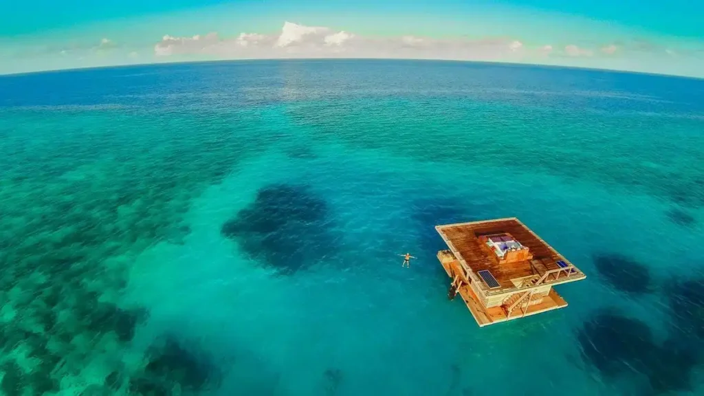 Underwater room at Pemba Manta Bay - a must-visit in Zanzibar Travel Guide