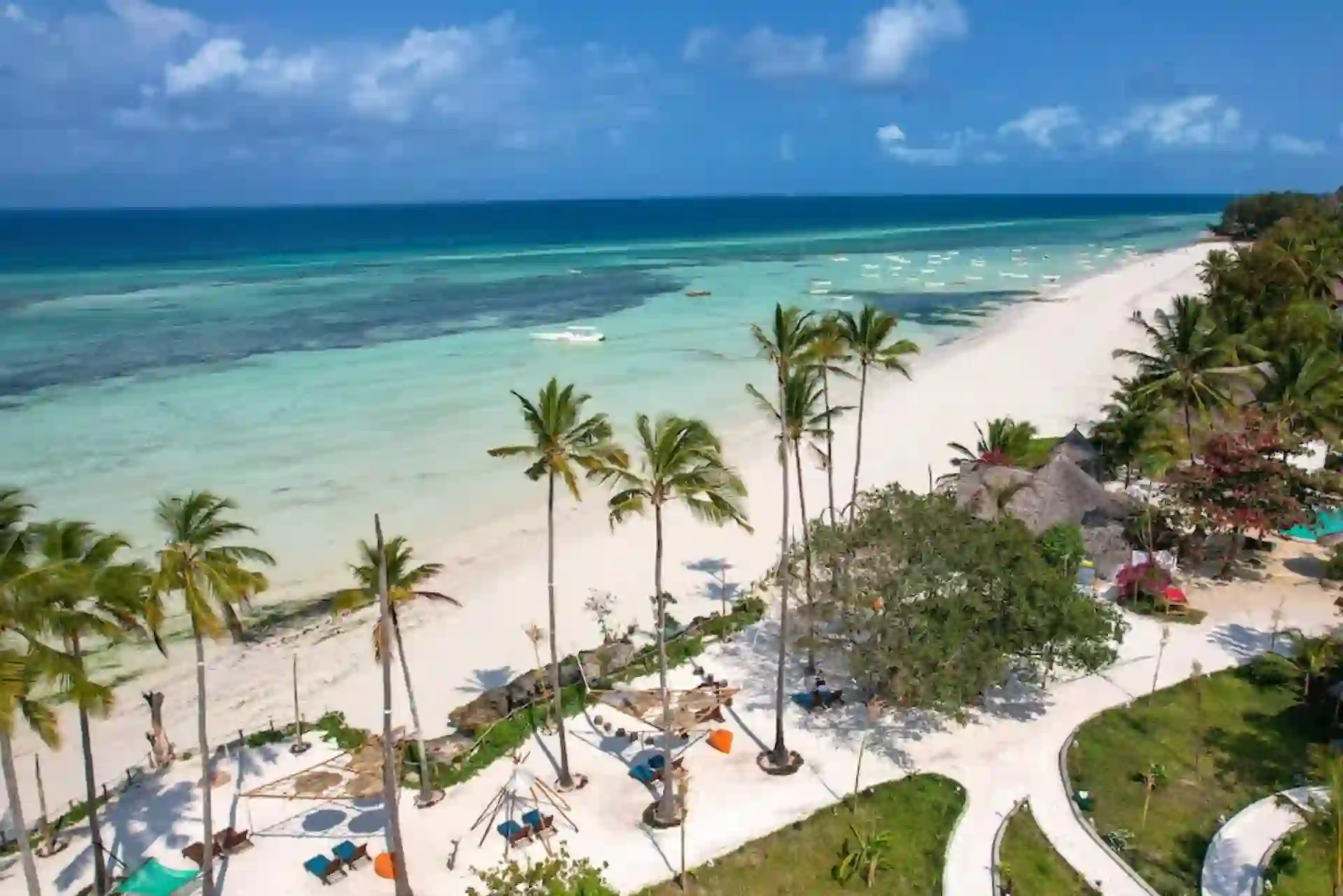 Nungwi Beach attractions showcased in a mesmerizing sunset view at Kendwa Beach, Zanzibar. Golden reflections on calm waters create a serene ambiance. #NungwiBeach #ZanzibarSunset