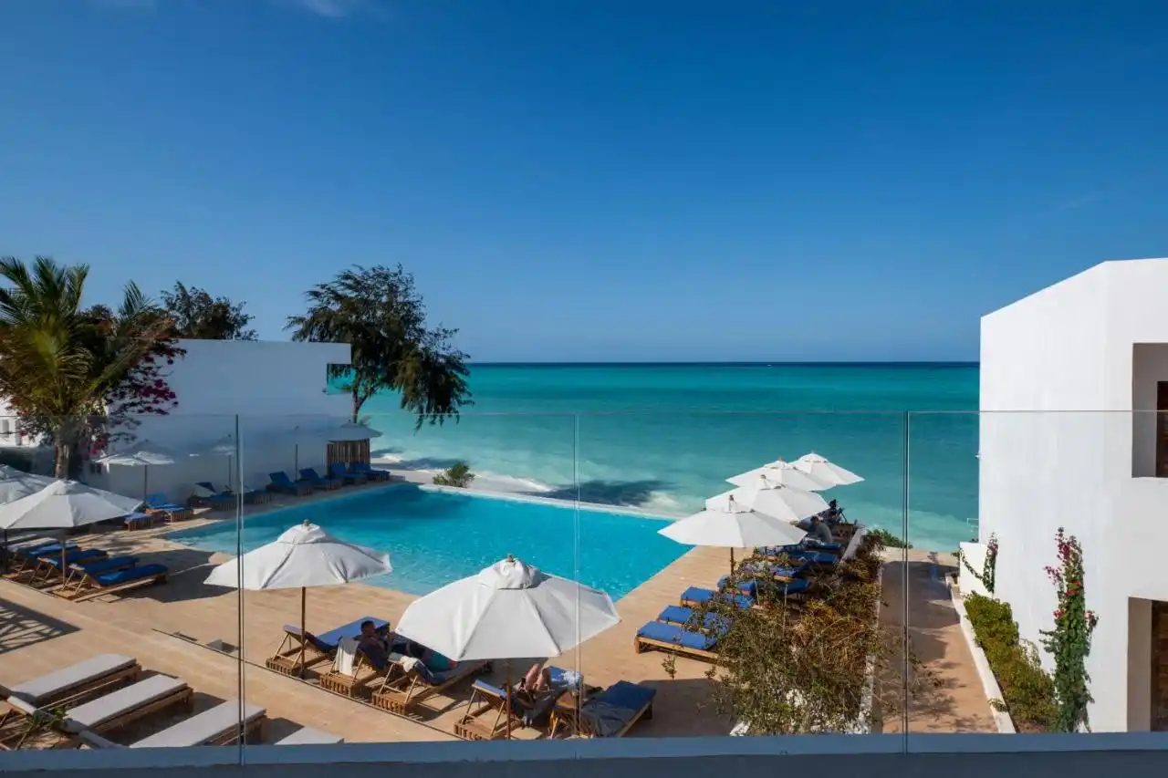 Best time to visit Nungwi Beach: A mesmerizing snapshot of golden sands and azure waters, epitomizing the perfect moments at Nungwi, a tropical paradise.