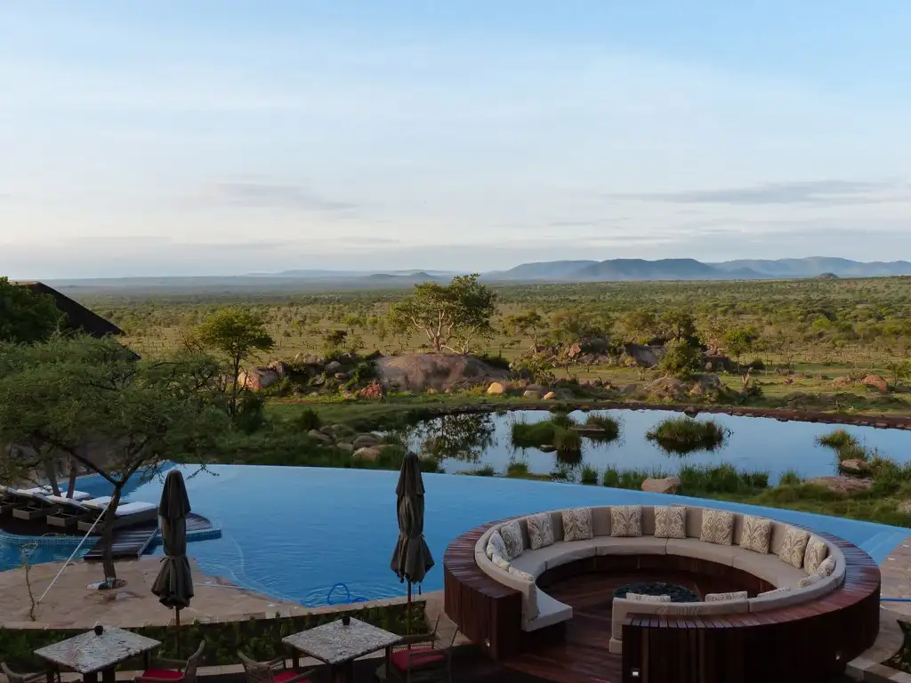 Luxurious accommodation in the heart of the Serengeti during Tanzania High Season Safaris