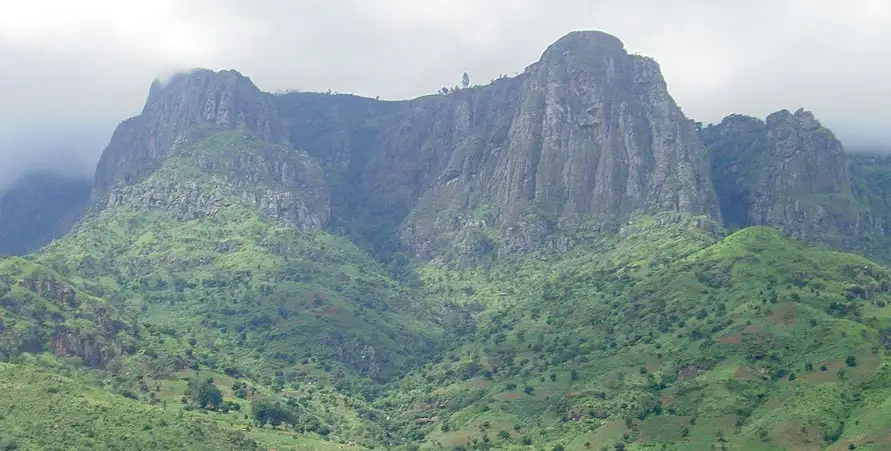 A breathtaking view of misty Usambara mountains, showcasing the best time to visit Usambara mountains.