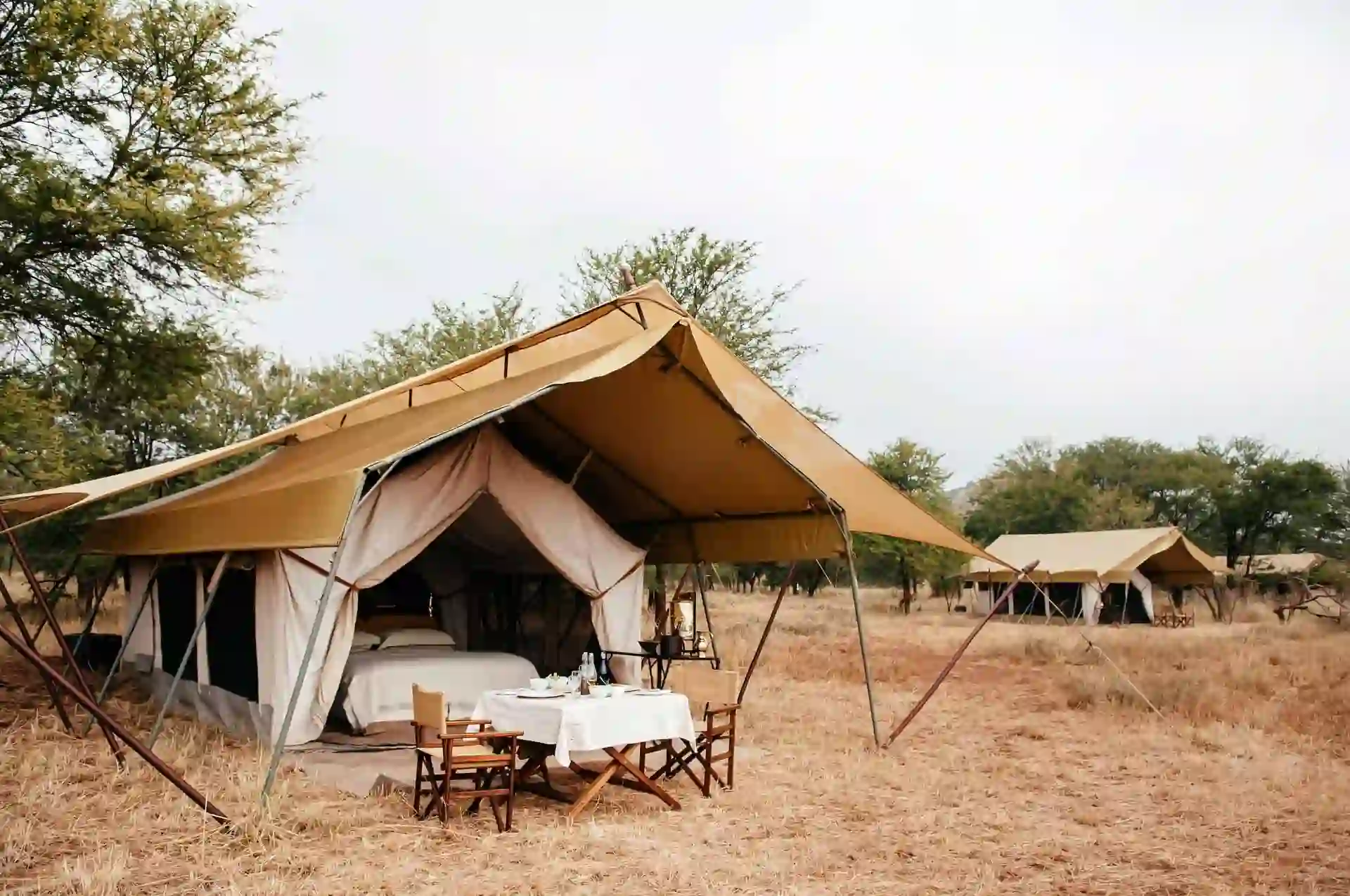 A luxurious tent nestled in the breathtaking landscape of Kitulo National Park, perfect for a serene getaway. When to Go Kitulo National Park.