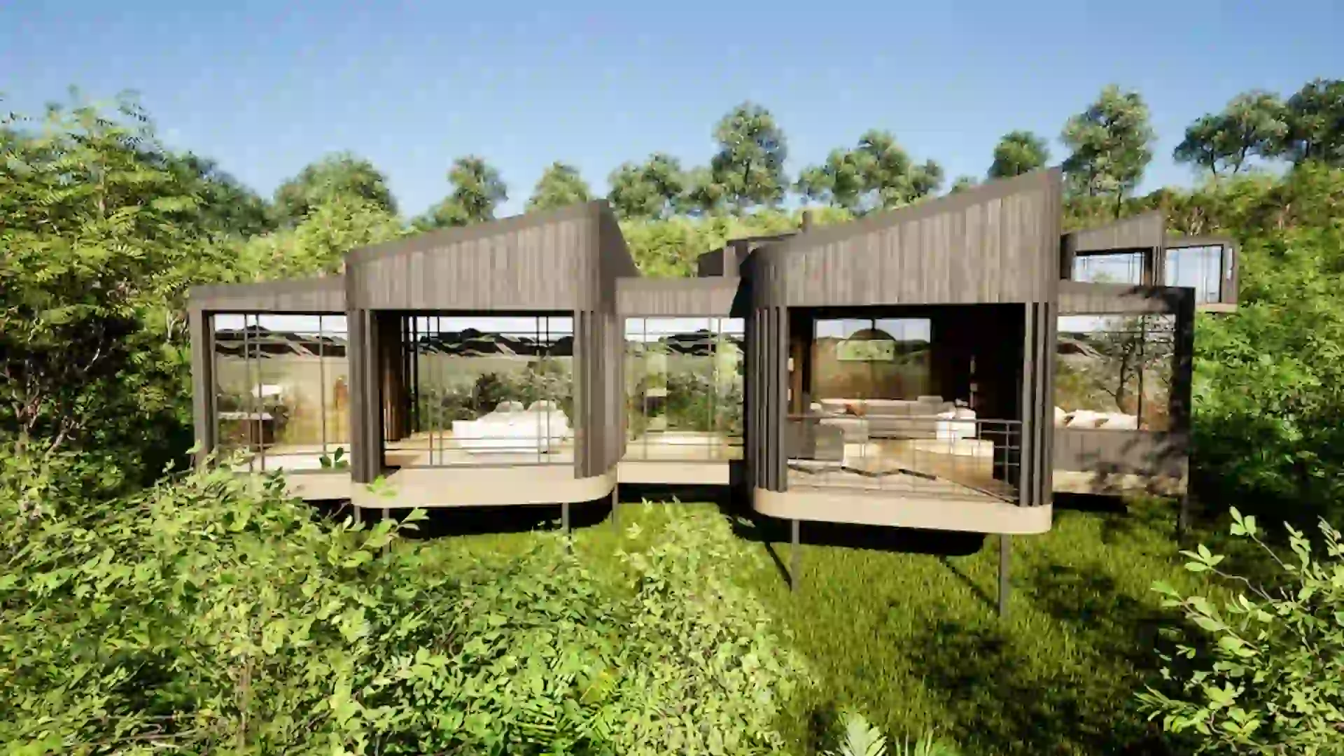 Luxury tented camp in Ngorongoro, Tanzania, offering an exclusive safari experience with stunning crater views.