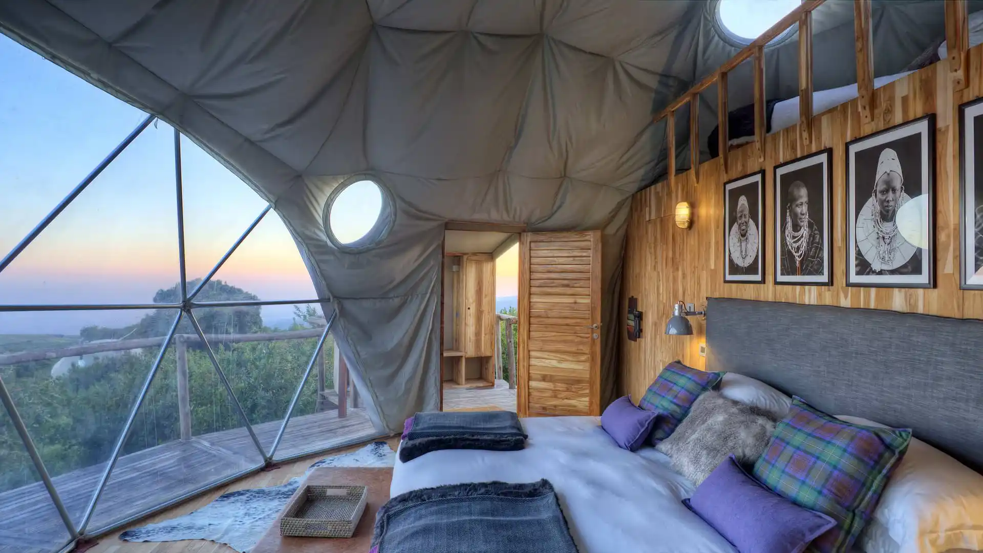 Luxury eco-lodge nestled in the scenic highlands of Ngorongoro, Tanzania, offering breathtaking views and exclusive safari experiences.