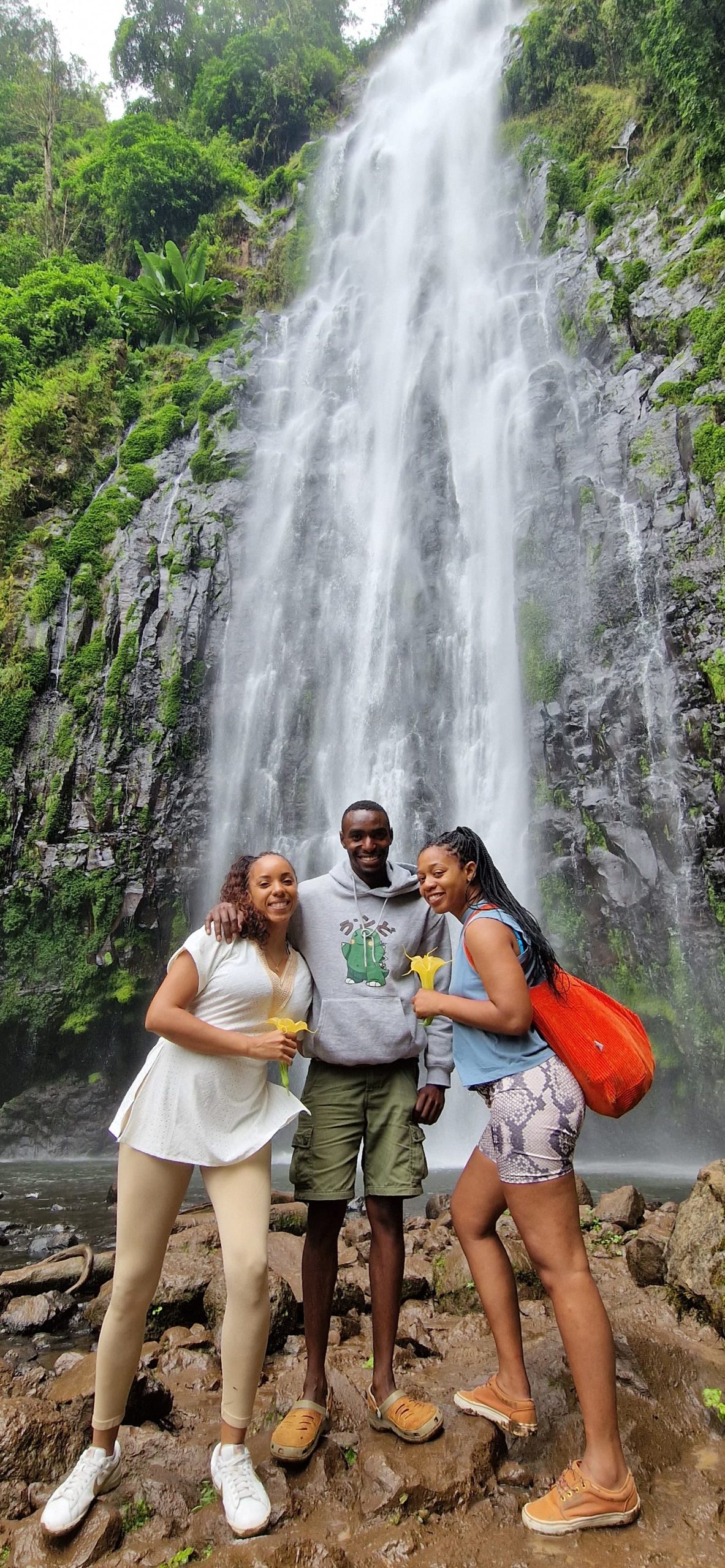 Tanzania solo female traveler walking safely in Arusha city near safari tour area